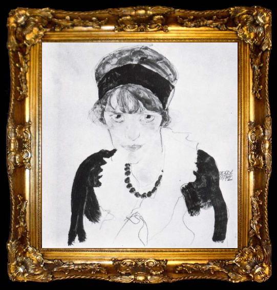 framed  Egon Schiele Wally, ta009-2